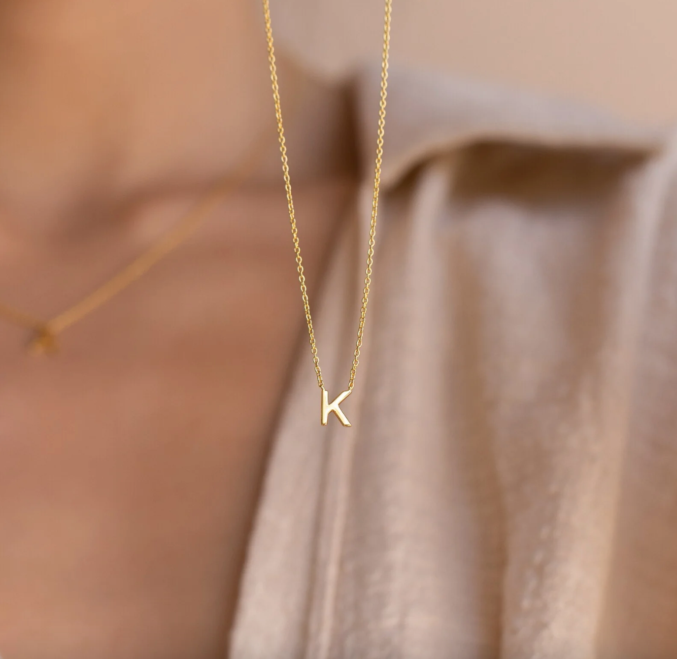 Dainty Initial Necklace