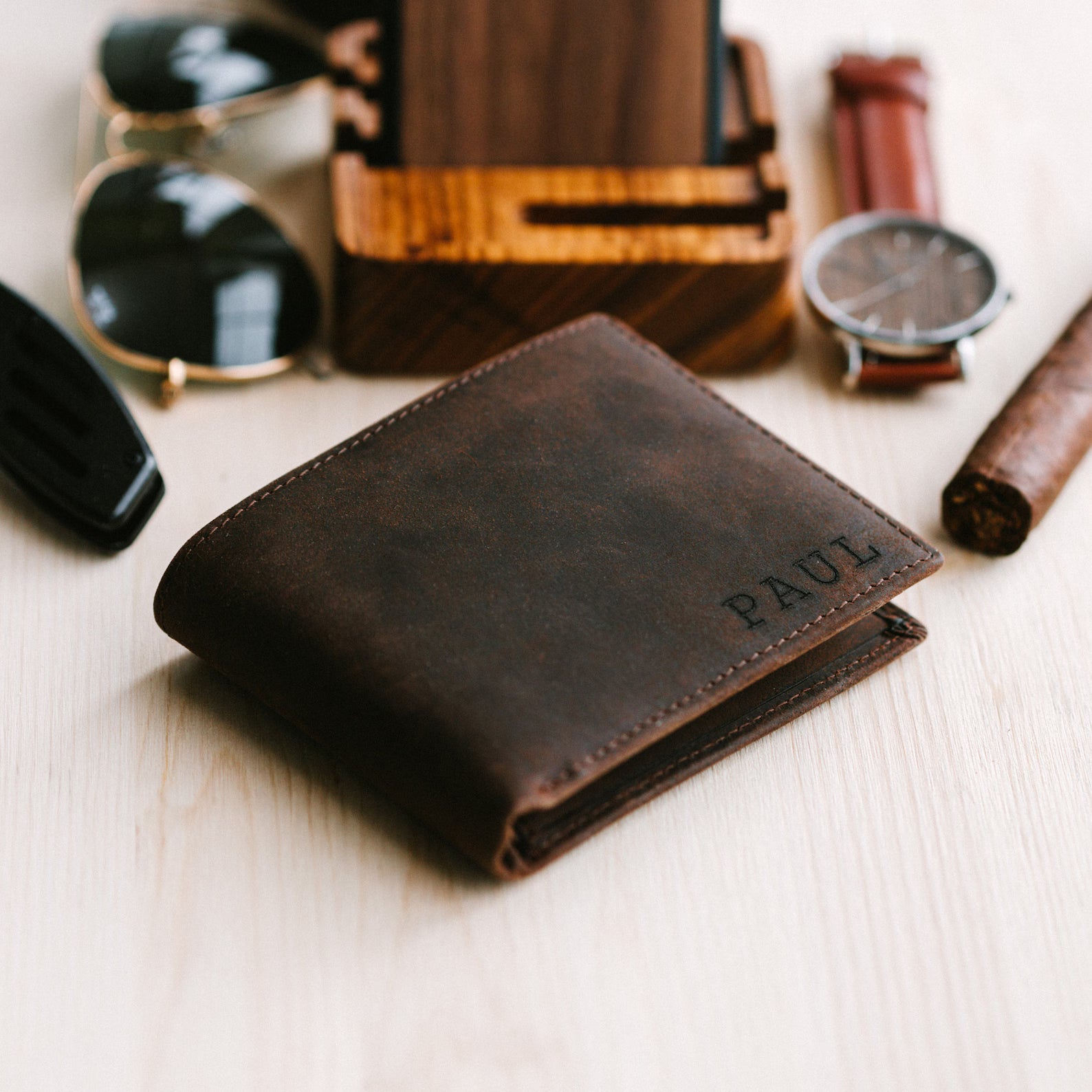 Custom Leather Wallet